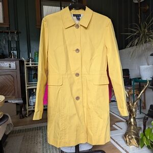 Ann Taylor Yellow Trench Coat